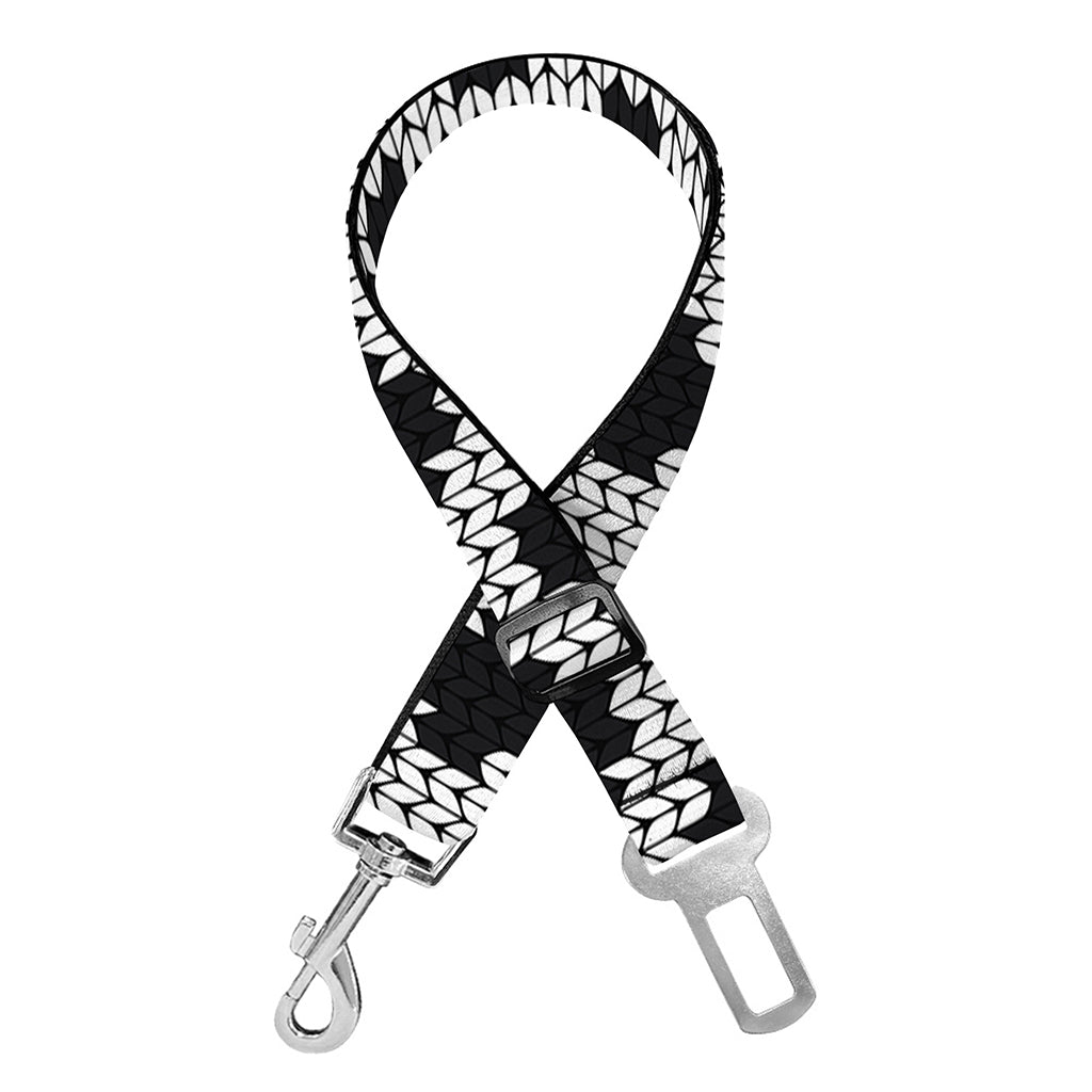 Polka Dot Knitted Pattern Print Dog Seat Belt