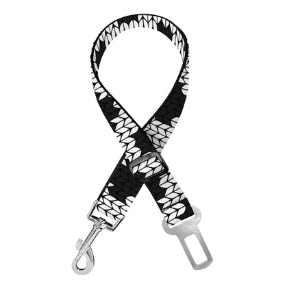 Polka Dot Knitted Pattern Print Dog Seat Belt