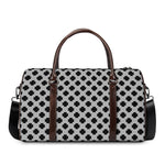 Polka Dot Knitted Pattern Print Duffle Bag
