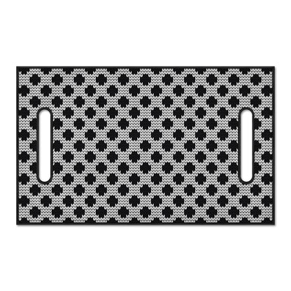 Polka Dot Knitted Pattern Print Golf Cart Seat Cover