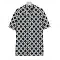 Polka Dot Knitted Pattern Print Hawaiian Shirt