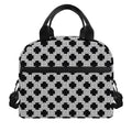 Polka Dot Knitted Pattern Print Insulated Lunch Bag