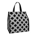 Polka Dot Knitted Pattern Print Insulated Lunch Tote