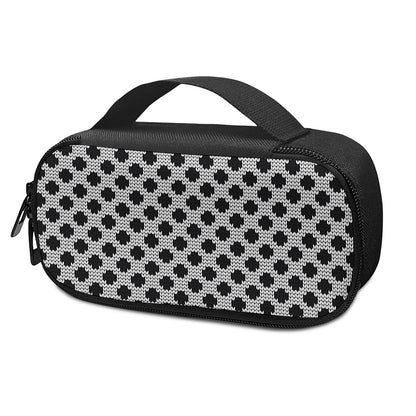 Polka Dot Knitted Pattern Print Insulin Cooler Travel Case