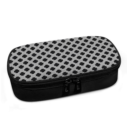 Polka Dot Knitted Pattern Print Insulin Cooler Travel Case