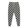 Polka Dot Knitted Pattern Print Jogger Pants