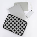 Polka Dot Knitted Pattern Print Laptop Sleeve