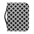 Polka Dot Knitted Pattern Print Leather Bible Cover