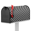 Polka Dot Knitted Pattern Print Mailbox Cover