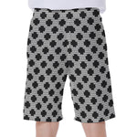 Polka Dot Knitted Pattern Print Men's Beach Shorts