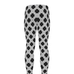 Polka Dot Knitted Pattern Print Men's leggings