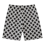 Polka Dot Knitted Pattern Print Men's Swim Trunks