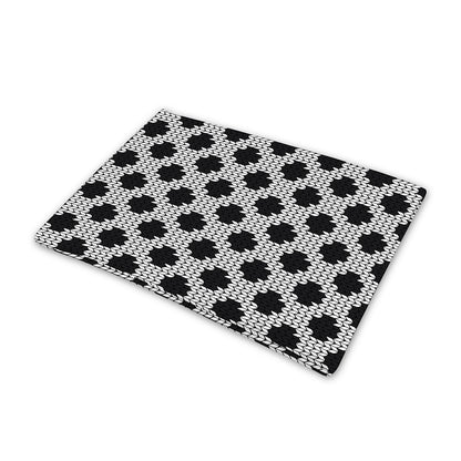 Polka Dot Knitted Pattern Print Pet Cooling Mat Cover