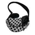 Polka Dot Knitted Pattern Print Pet Sling Carrier