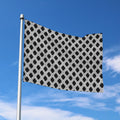 Polka Dot Knitted Pattern Print Polyester Flag