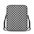 Polka Dot Knitted Pattern Print Rectangular Crossbody Bag
