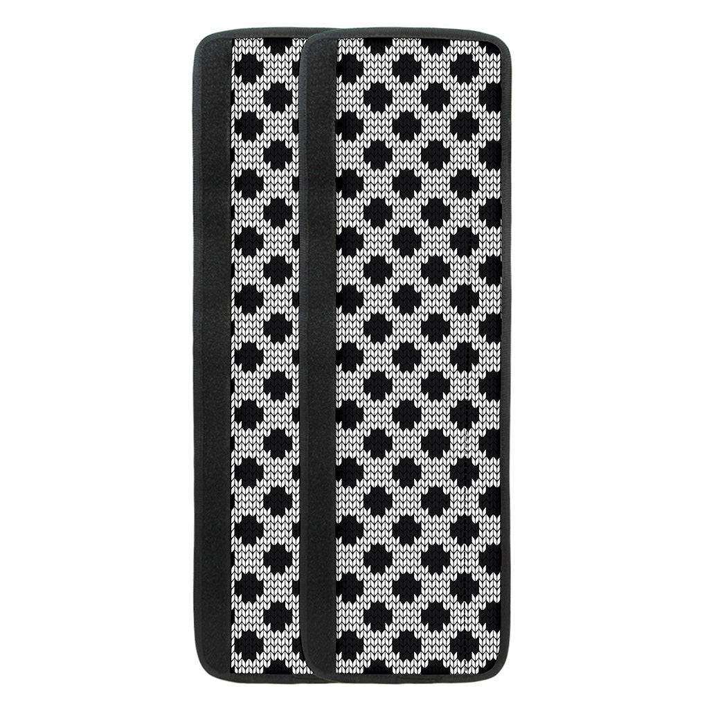 Polka Dot Knitted Pattern Print Refrigerator Handle Covers