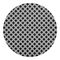 Polka Dot Knitted Pattern Print Round Blanket