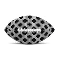 Polka Dot Knitted Pattern Print Rugby Ball