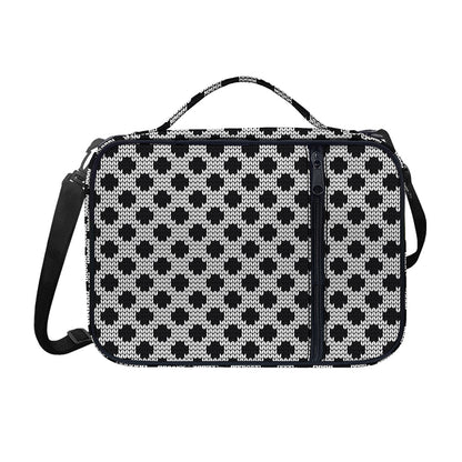 Polka Dot Knitted Pattern Print Shoulder Strap Bible Bag
