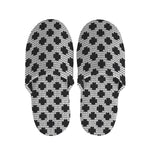 Polka Dot Knitted Pattern Print Slippers