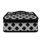 Polka Dot Knitted Pattern Print Small Lunch Bag