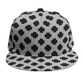 Polka Dot Knitted Pattern Print Snapback Cap