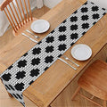 Polka Dot Knitted Pattern Print Table Runner