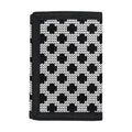Polka Dot Knitted Pattern Print Trifold Wallet