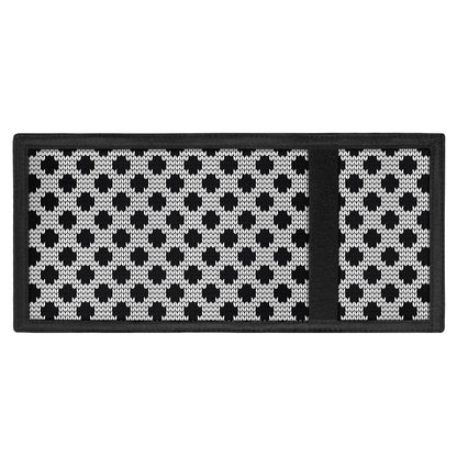 Polka Dot Knitted Pattern Print Trifold Wallet
