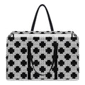Polka Dot Knitted Pattern Print Utility Tote Bag