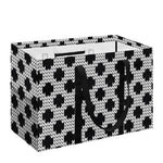 Polka Dot Knitted Pattern Print Utility Tote Bag