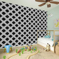 Polka Dot Knitted Pattern Print Wall Sticker