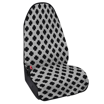 Polka Dot Knitted Pattern Print Waterproof Car Seat Cover