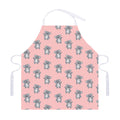 Polka Dot Koala Pattern Print Adjustable Apron