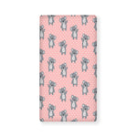 Polka Dot Koala Pattern Print Baby Crib Sheet