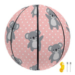 Polka Dot Koala Pattern Print Basketball