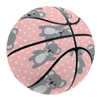 Polka Dot Koala Pattern Print Basketball