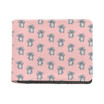 Polka Dot Koala Pattern Print Bifold Wallet