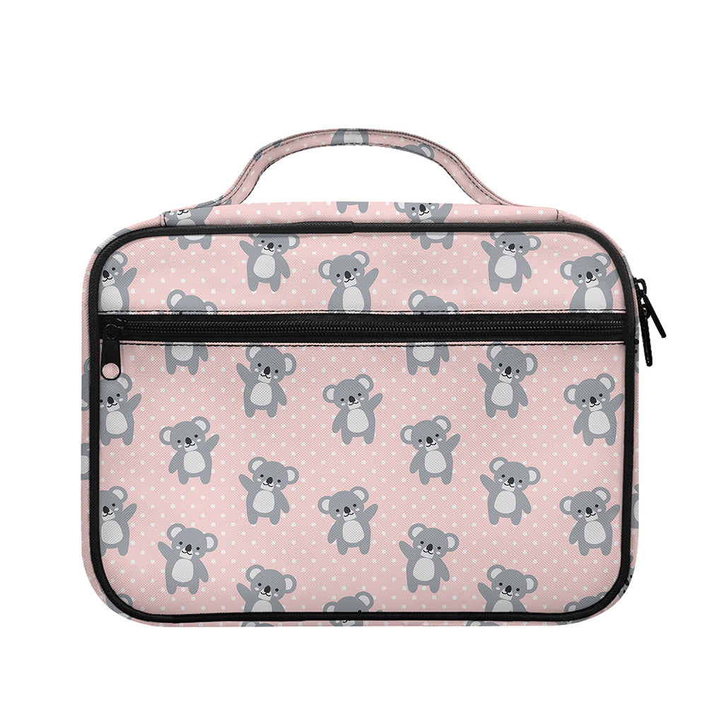 Polka Dot Koala Pattern Print Briefcase Bible Bag