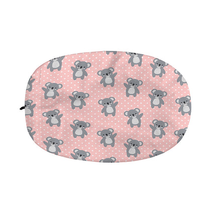 Polka Dot Koala Pattern Print Car Side Mirror Covers