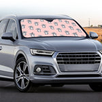 Polka Dot Koala Pattern Print Car Windshield Sun Shade