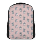 Polka Dot Koala Pattern Print Casual Backpack