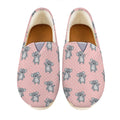 Polka Dot Koala Pattern Print Casual Shoes