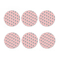 Polka Dot Koala Pattern Print Coaster Set