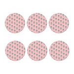 Polka Dot Koala Pattern Print Coaster Set