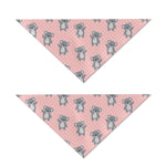 Polka Dot Koala Pattern Print Dog Bandana
