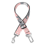 Polka Dot Koala Pattern Print Dog Seat Belt