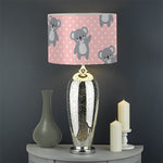Polka Dot Koala Pattern Print Drum Lamp Shade