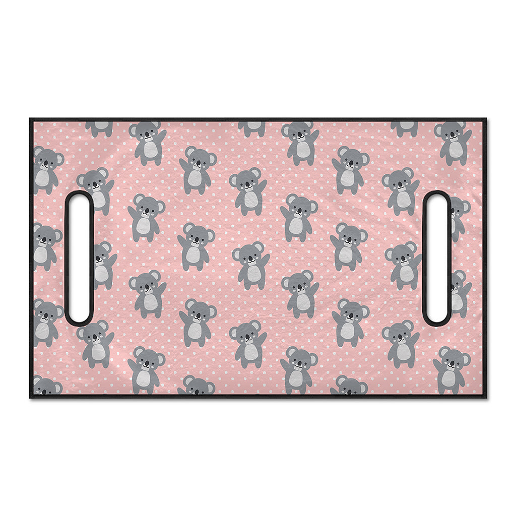 Polka Dot Koala Pattern Print Golf Cart Seat Cover